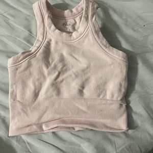 Alo sports bra, pink sugar
